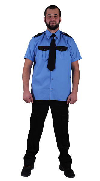 картинка Рубашка мужская "Охранник" с короткими рукавами от магазина PENTALAB