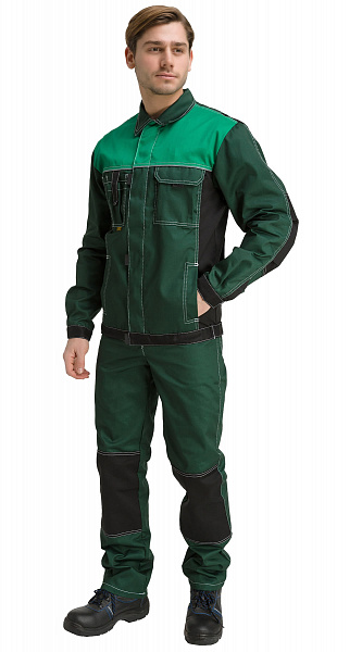 картинка Костюм мужской №212 (темно-зеленый/зеленый/черный) от магазина PENTALAB