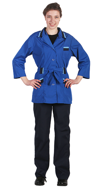 картинка Костюм женский №510 (васильковый/темно-синий/голубой) от магазина PENTALAB