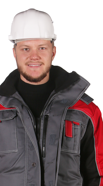 картинка Куртка утепленная мужская №581 (темно-серый/красный/черный) от магазина PENTALAB