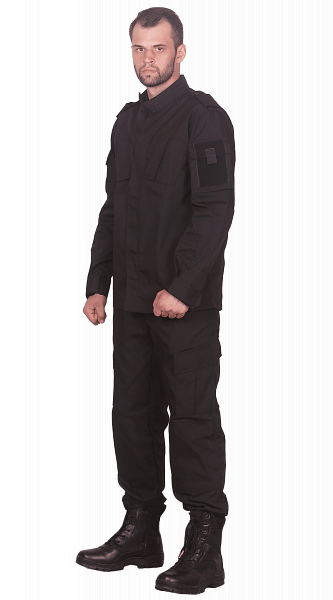 картинка Костюм мужской №900 BDU (черный, рип-стоп) от магазина PENTALAB