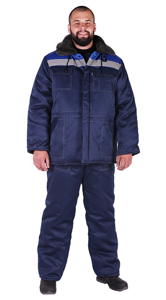 картинка Костюм утепленный мужской №915 (темно-синий/василек) от магазина PENTALAB
