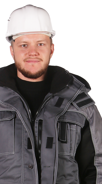 картинка Куртка утепленная мужская №581 (темно-серый/серый/черный) от магазина PENTALAB